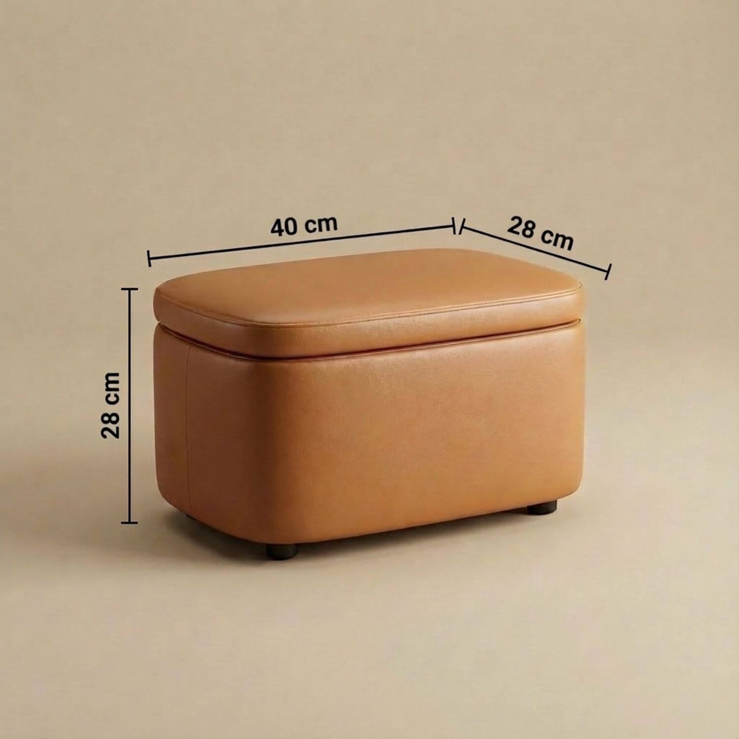 Coffre rangement pouf | Nomaï