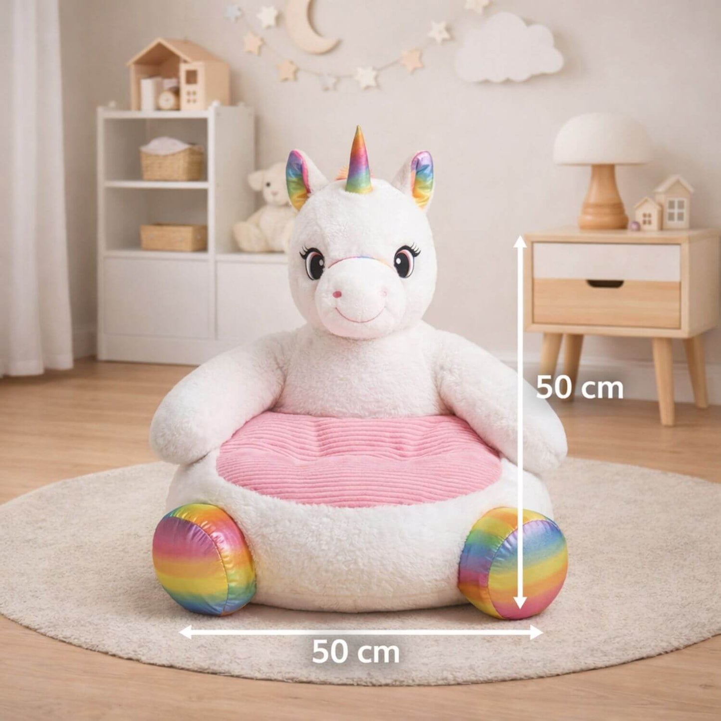 Mini pouf chambre | Nomaï Licorne