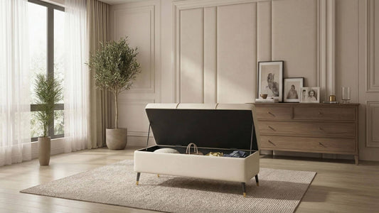 Pouf et rangement : la combinaison parfaite pour les petits espaces