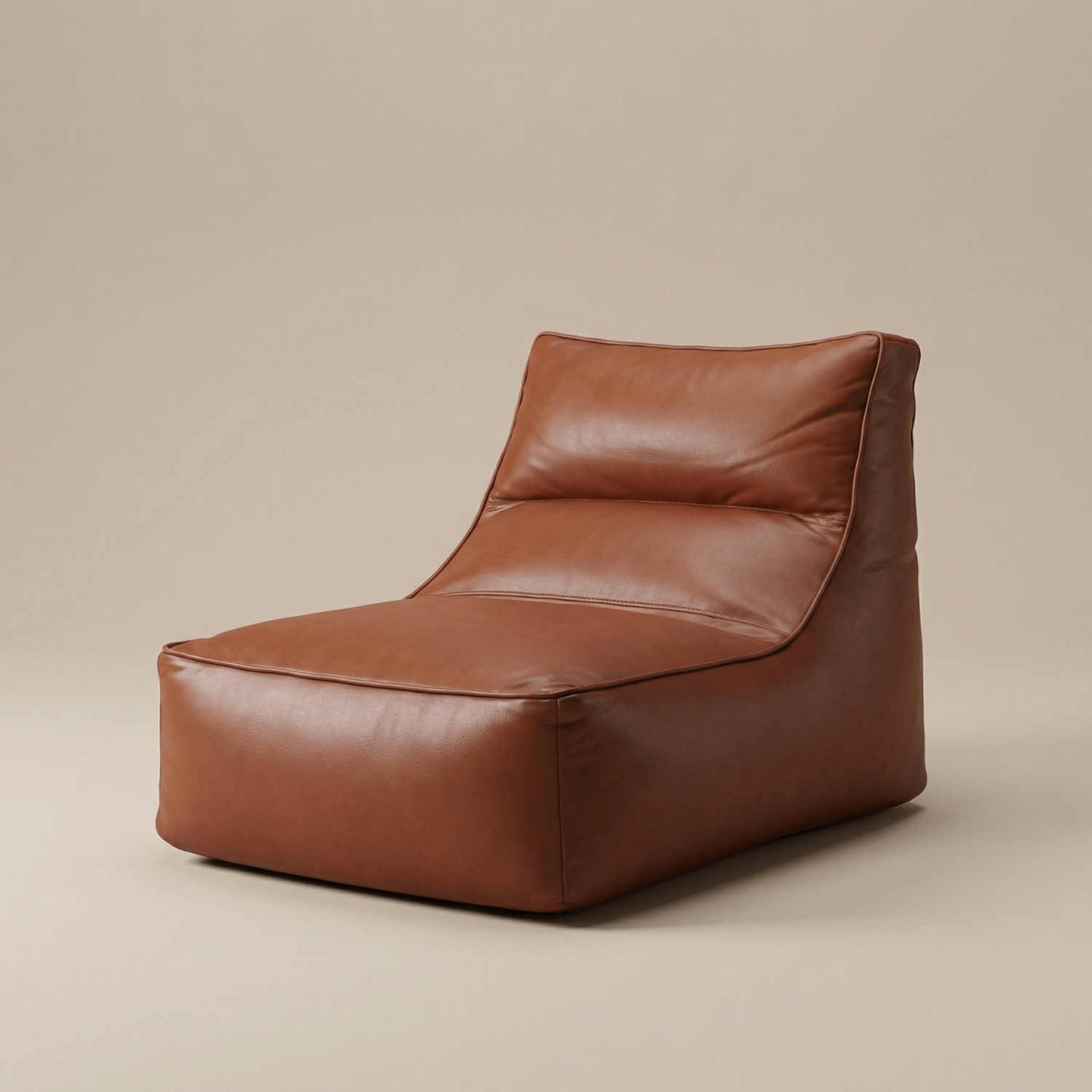 AURA | Fauteuil relax pouf Marron