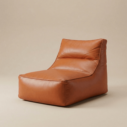 AURA | Fauteuil relax pouf Orange