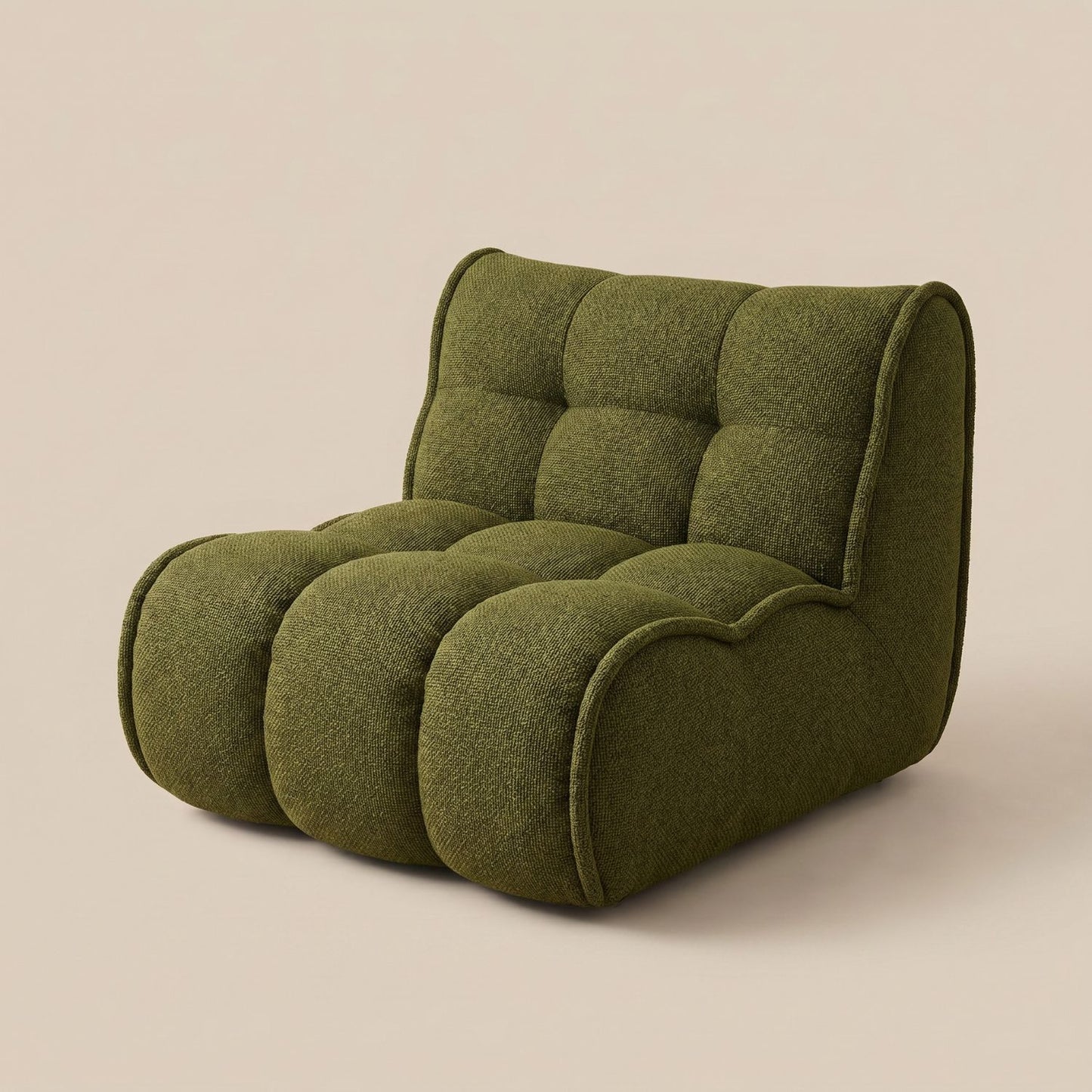 AURA | Pouf chaise longue velours floqué | Nomaï – image 3