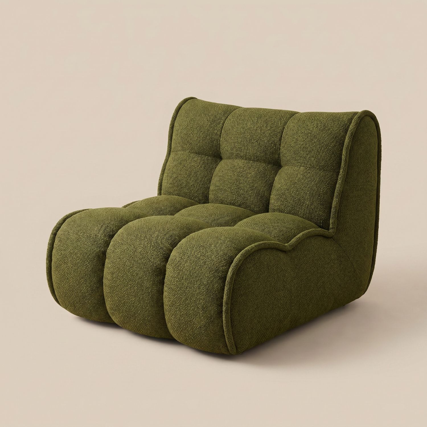 AURA | Pouf chaise longue velours floqué | Nomaï – image 3