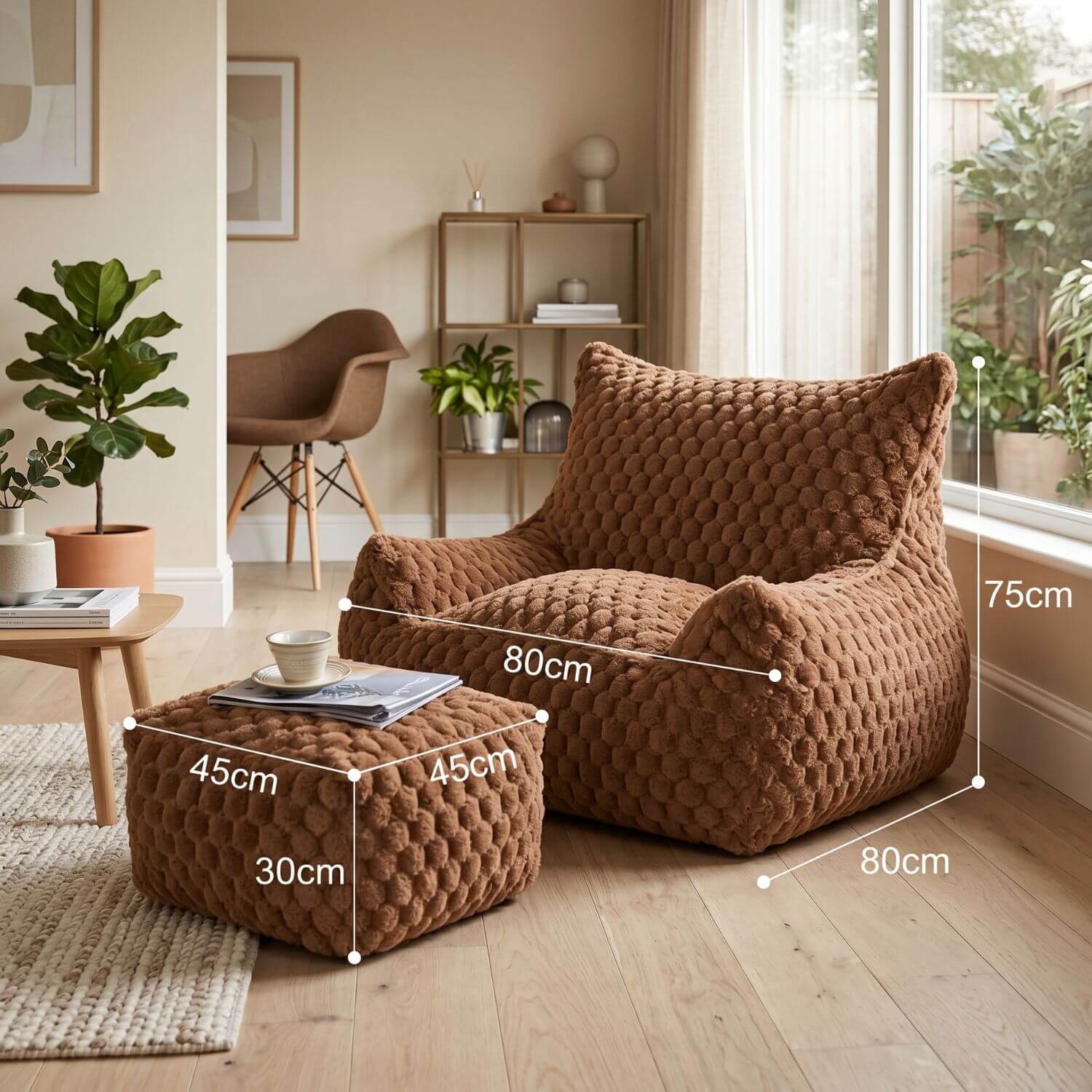 AURA | Pouf faux fur moelleux | Nomaï – image 4