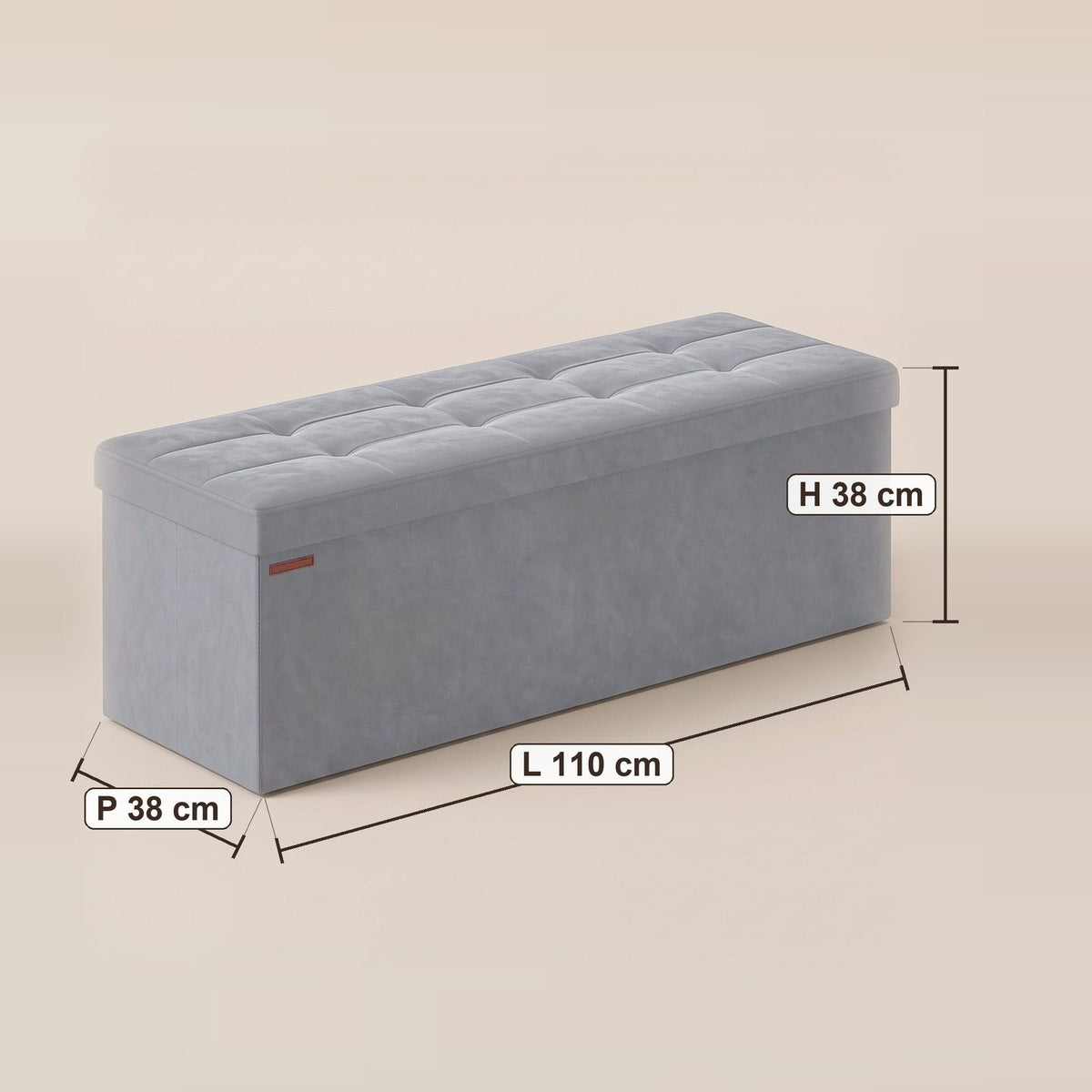 NEST | Banc coffre bout de lit | Nomaï – dimensions