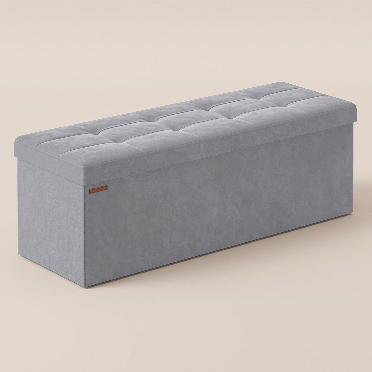 NEST | Banc coffre bout de lit | Nomaï – gris clair