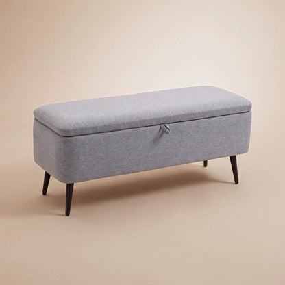 NEST | Banc coffre tissu gris | Nomaï – gris