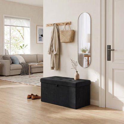 NEST | Banc coffre velours capitonné | Nomaï – mise en situation 1