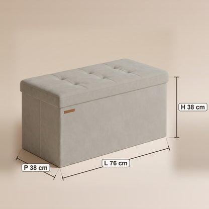 NEST | Banc coffre velours capitonné | Nomaï – dimensions