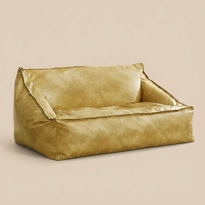 Canapé pouf large et bas | Nomaï Jaune