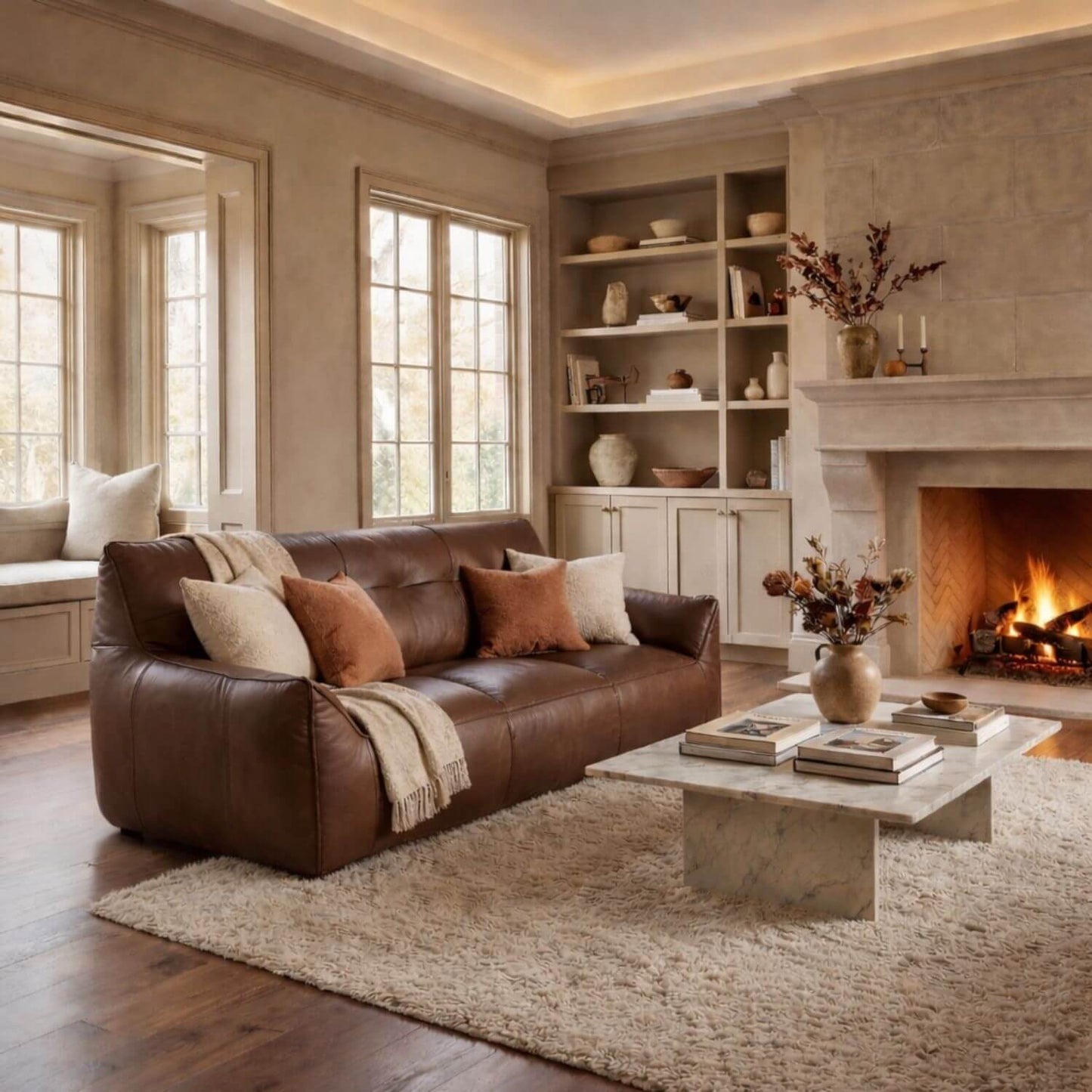 Canapé pouf salon | Nomaï