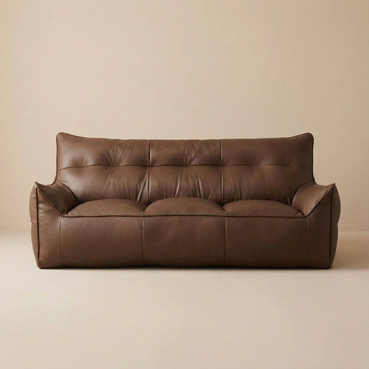 Canapé pouf salon | Nomaï Marron