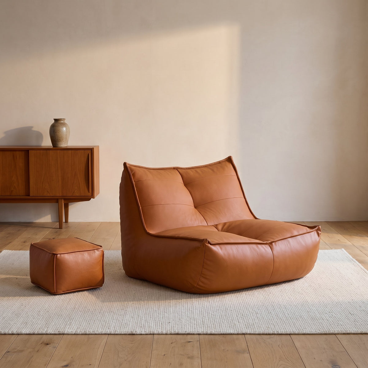 AURA | Chauffeuse pouf | Nomaï – mise en situation 2