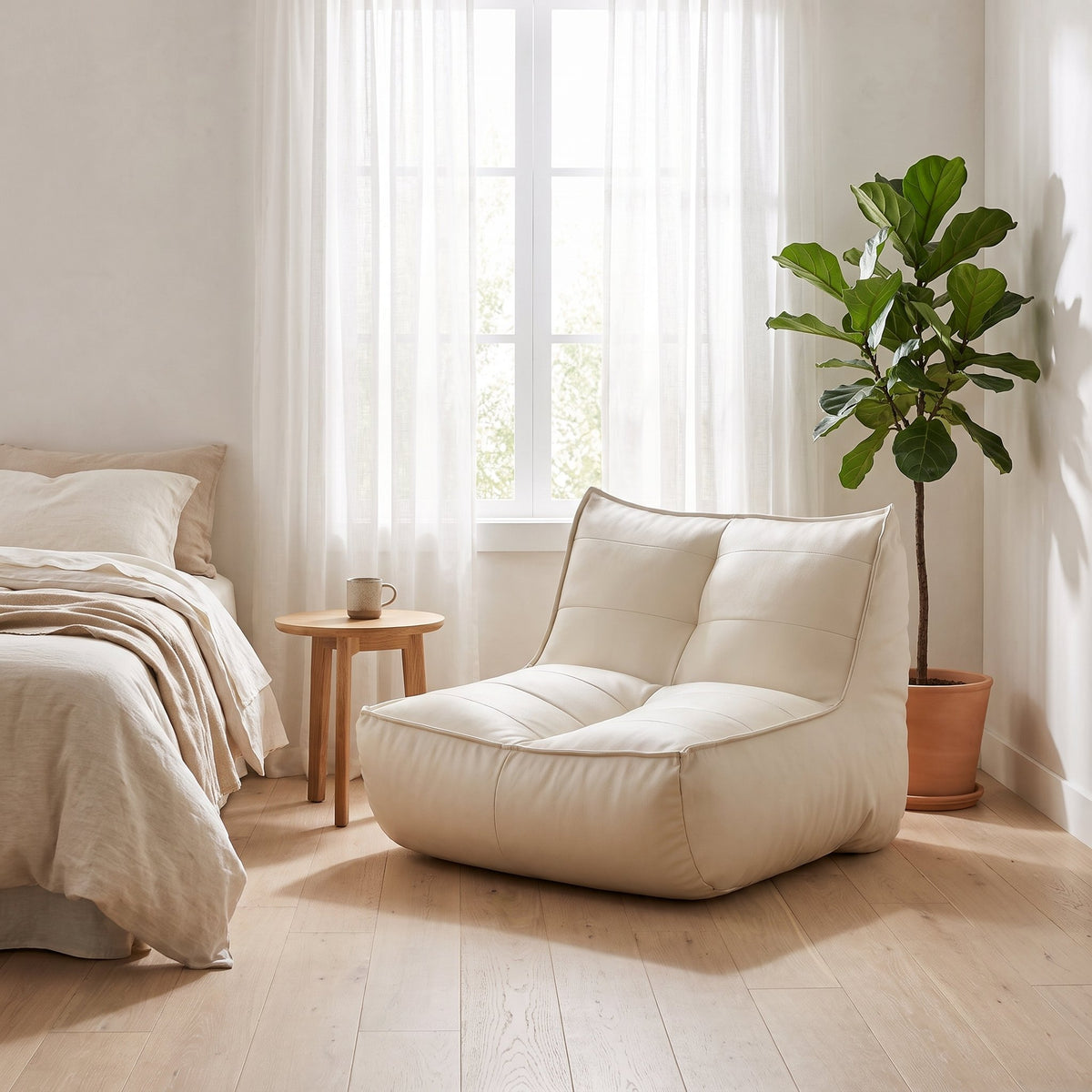 AURA | Chauffeuse pouf | Nomaï – mise en situation 3