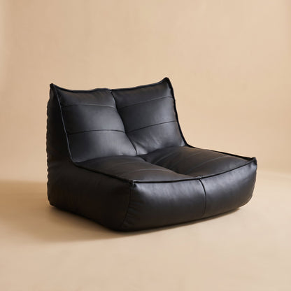 AURA | Chauffeuse pouf | Nomaï – Chauffeuse noire