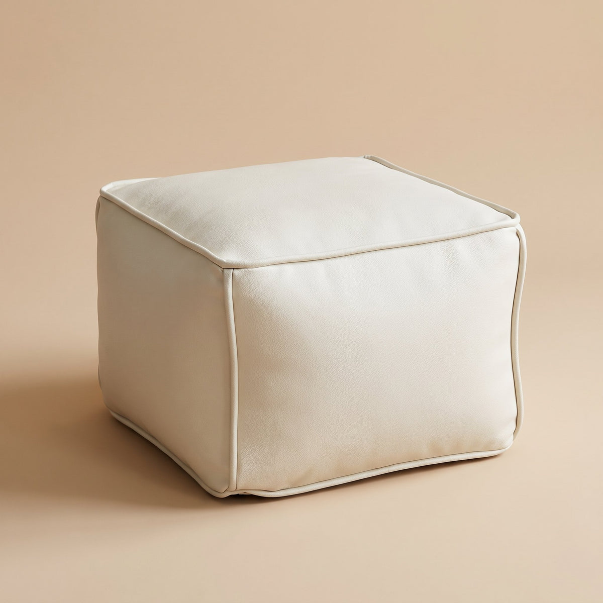AURA | Chauffeuse pouf | Nomaï – Repose-pied blanc