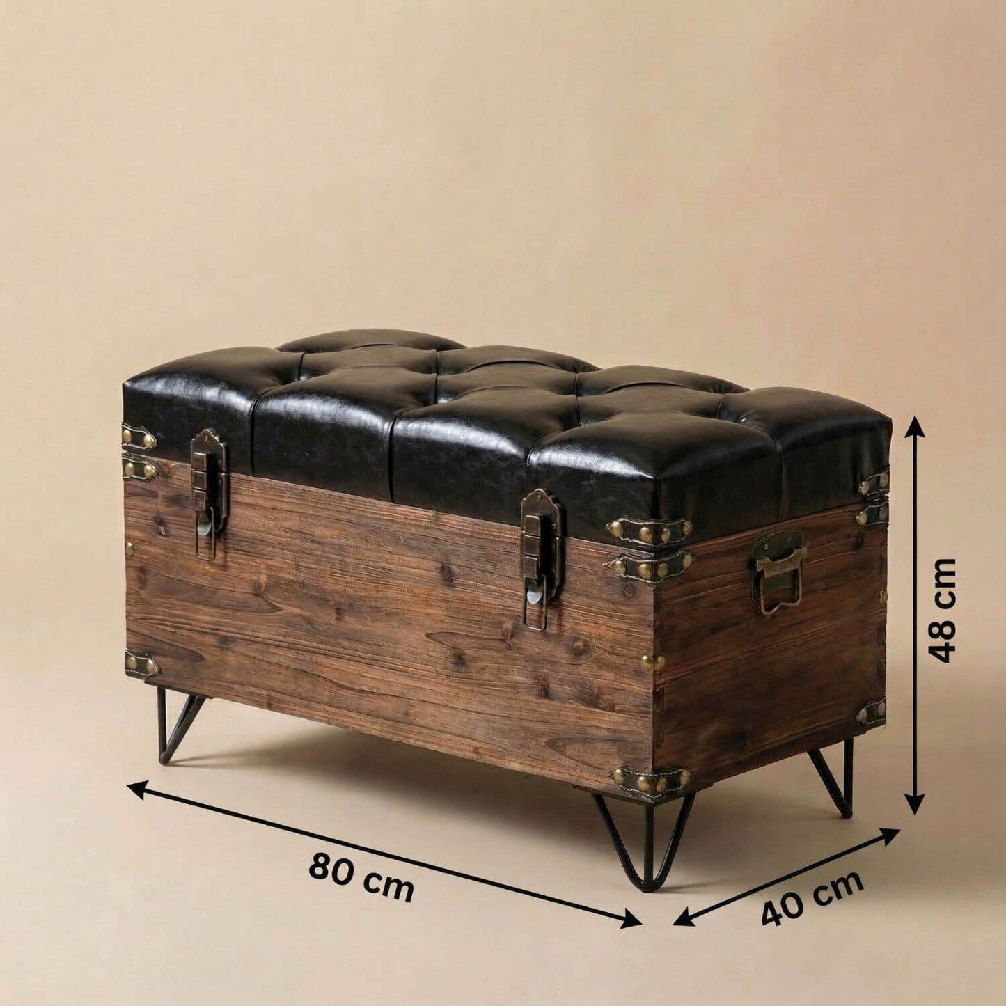 Coffre pouf élégant | Nomaï