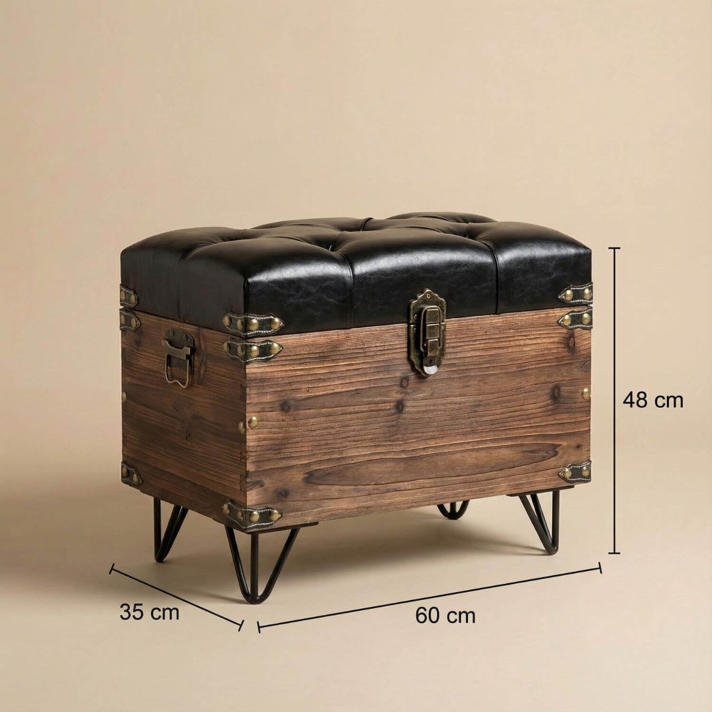 Coffre pouf élégant | Nomaï