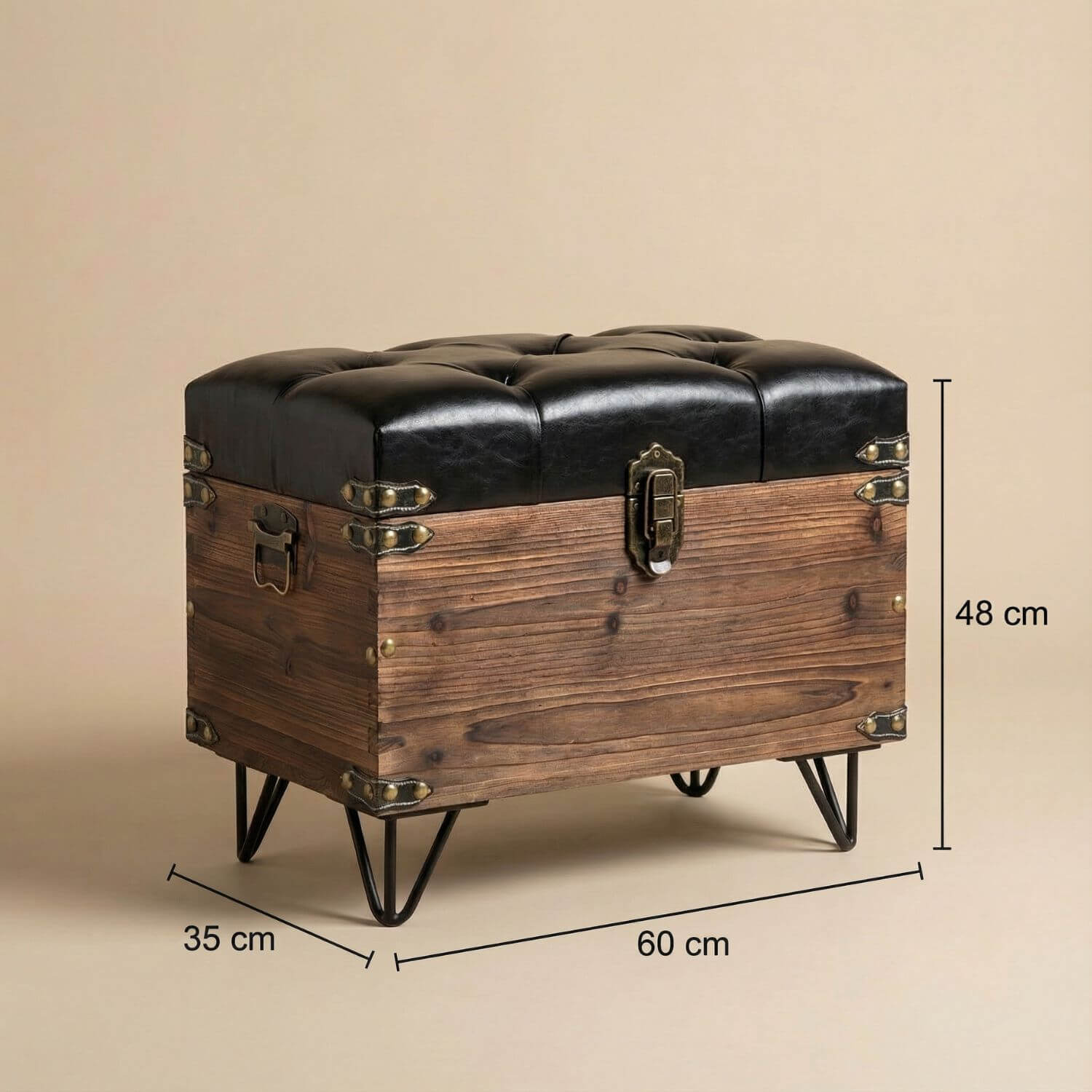 Coffre pouf élégant | Nomaï
