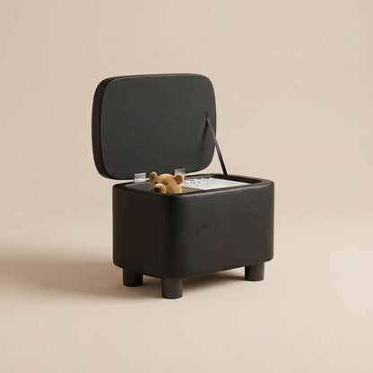 Coffre rangement pouf | Nomaï Noir