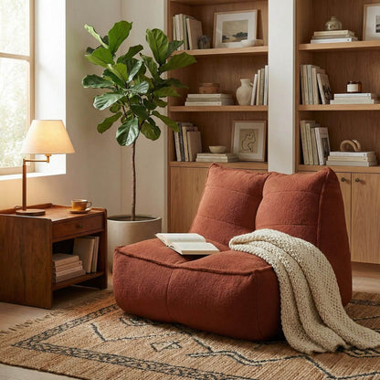 Fauteuil pouf coton | Nomaï