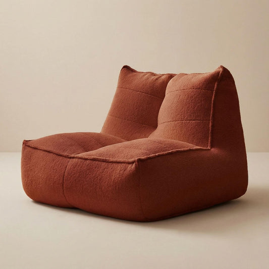 Fauteuil pouf coton | Nomaï Marron