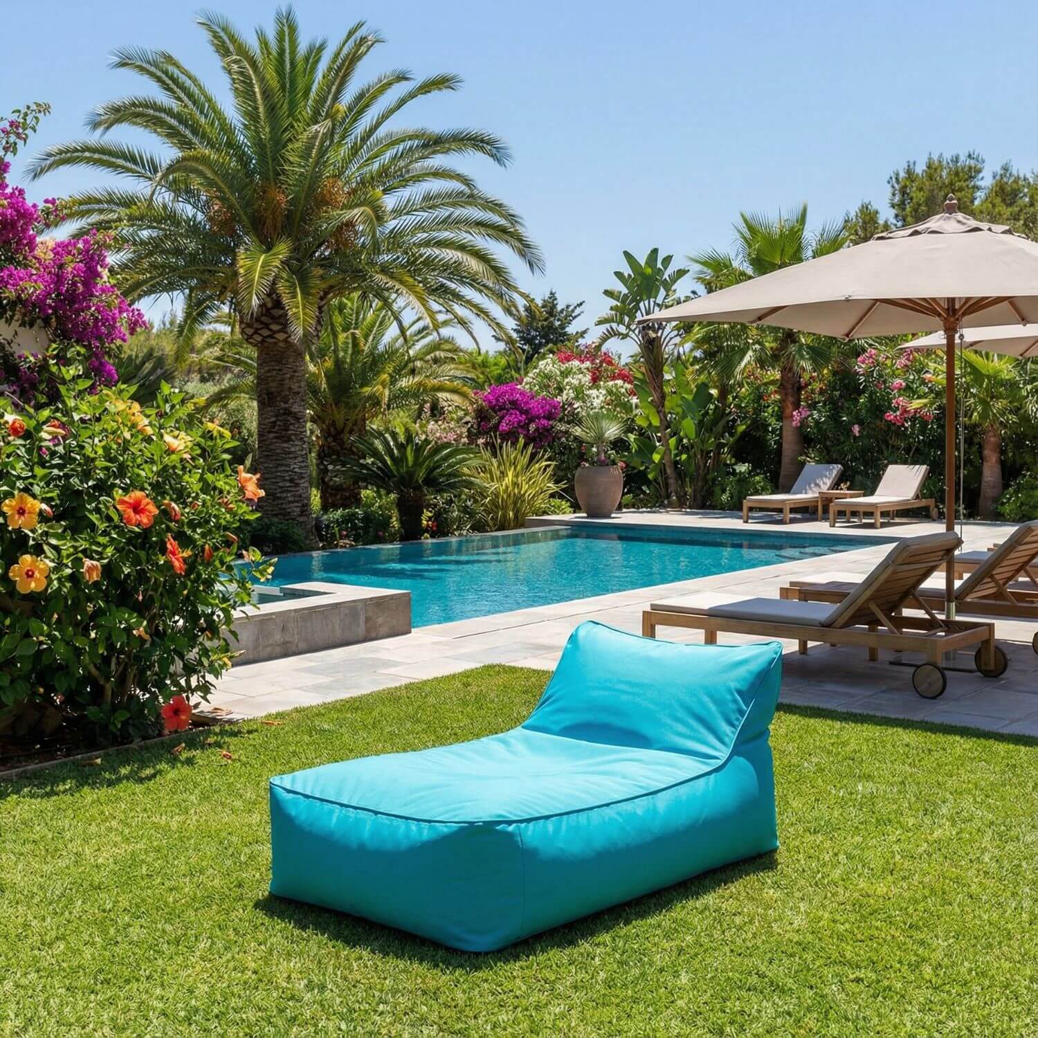 Fauteuil pouf de jardin | Nomaï