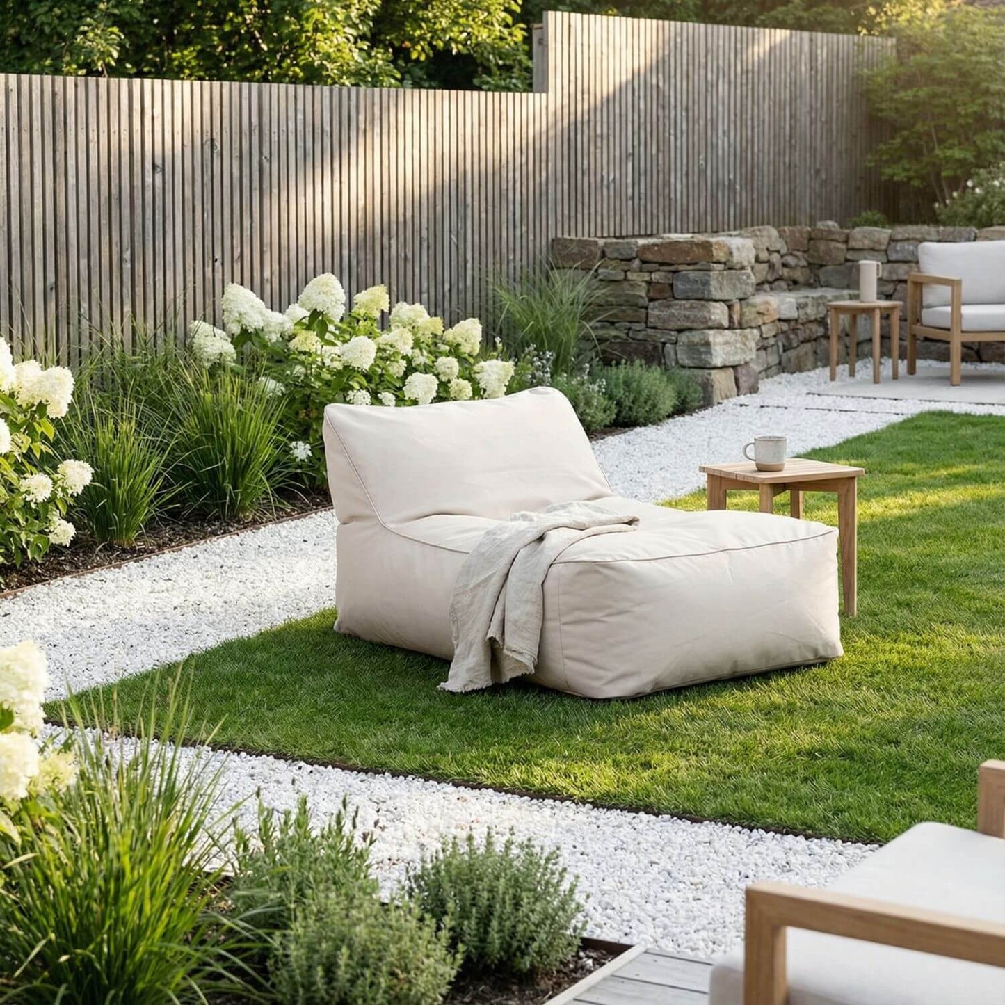 Fauteuil pouf de jardin | Nomaï