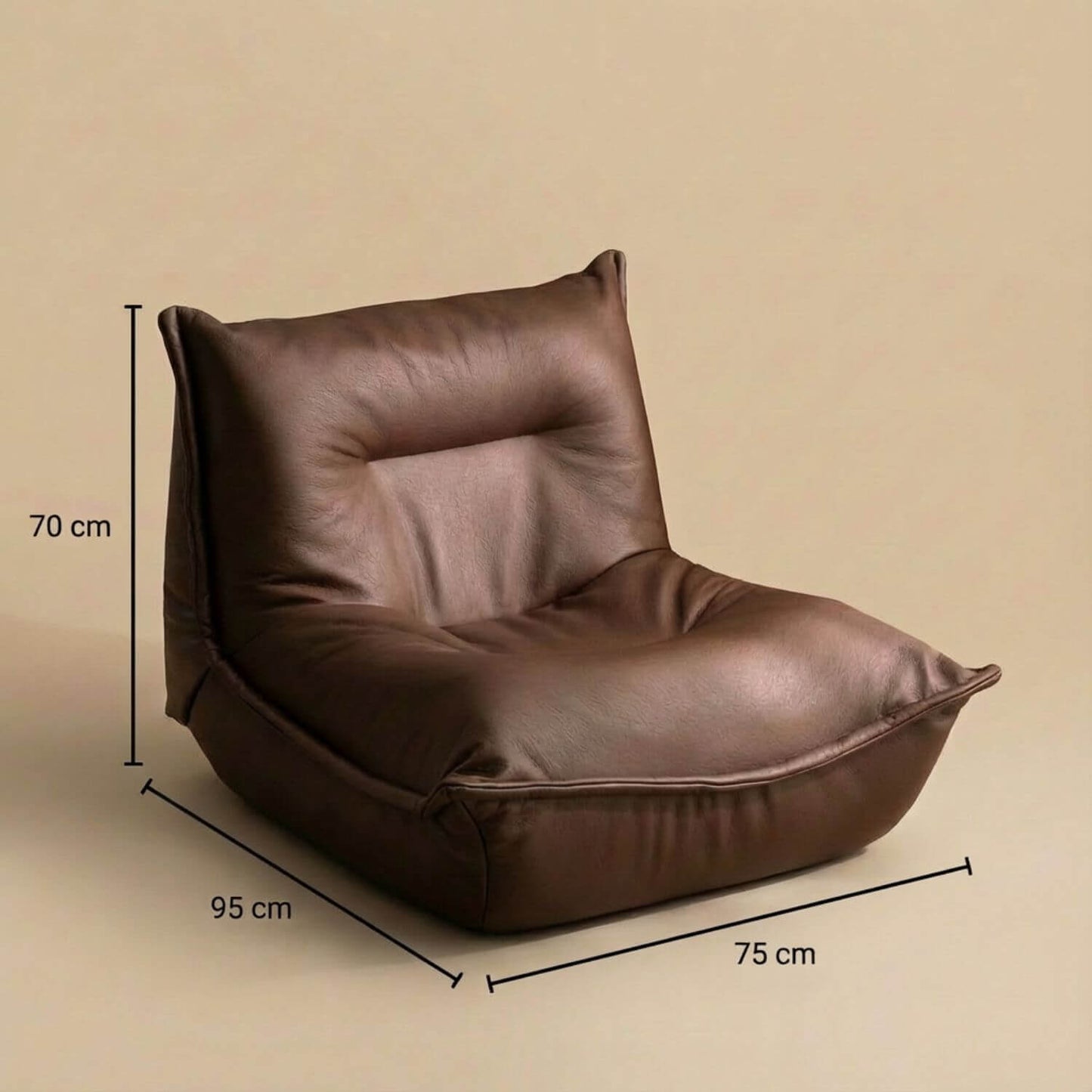 Fauteuil pouf salon | Nomaï