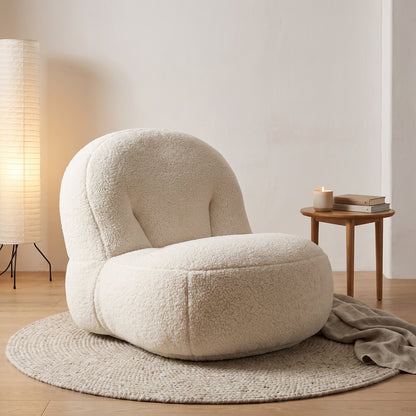 CLOUD | Fauteuil pouf sherpa | Nomaï – mise en situation 3