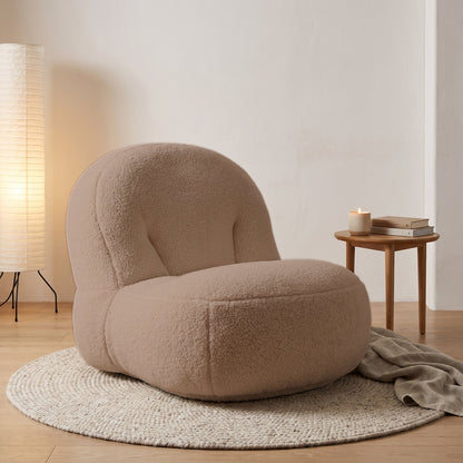 CLOUD | Fauteuil pouf sherpa | Nomaï – mise en situation 4