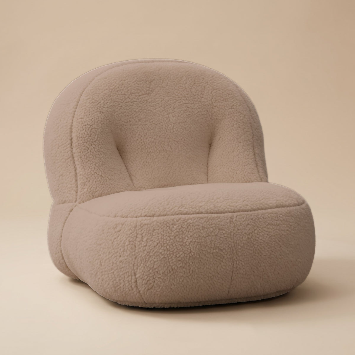 CLOUD | Fauteuil pouf sherpa | Nomaï – Taupe