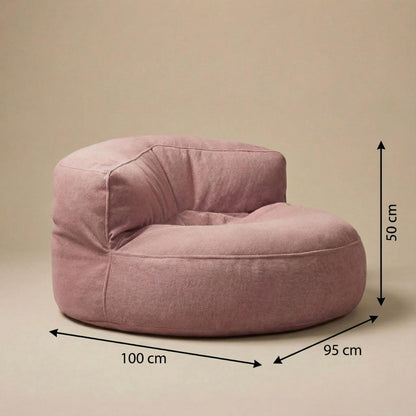 Fauteuil pouf tissu | Nomaï