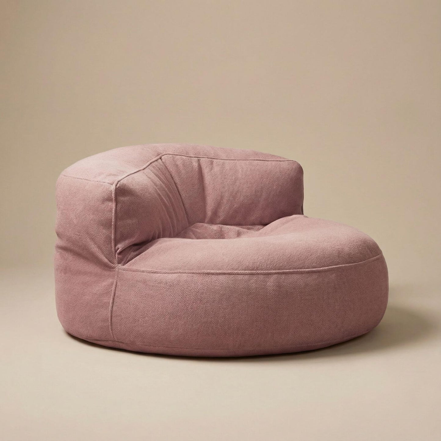 Fauteuil pouf tissu | Nomaï Rose