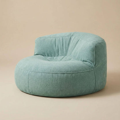 Fauteuil pouf tissu | Nomaï Vert clair