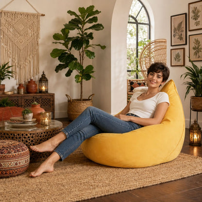 FLOW | Pouf chaise longue coton doux | Nomaï – image 2