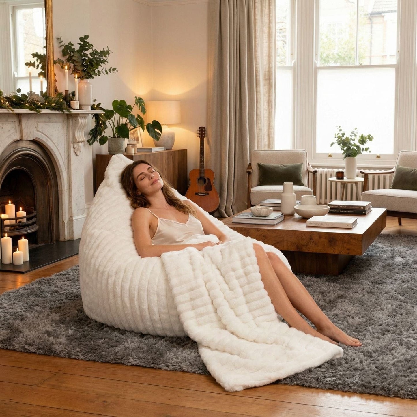 Gros pouf salon | Nomaï