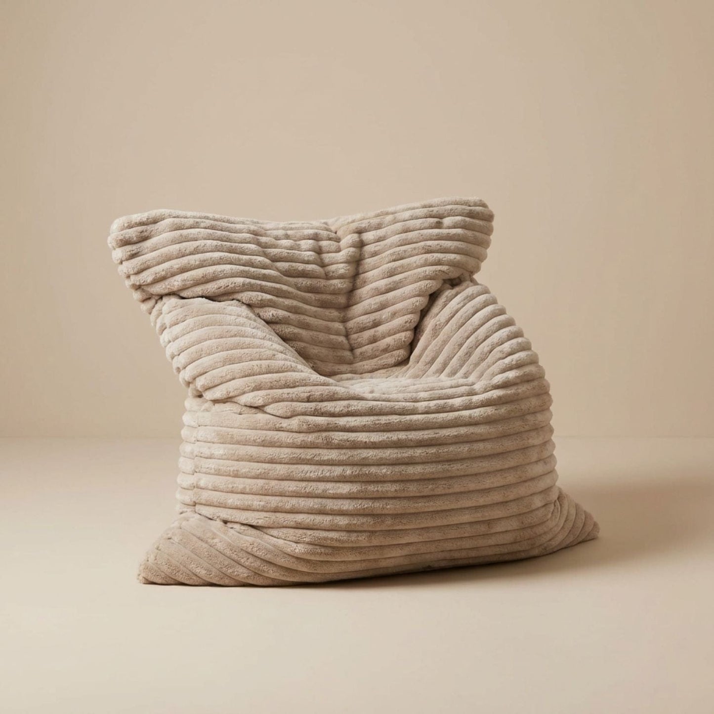 Gros pouf salon | Nomaï Gris clair