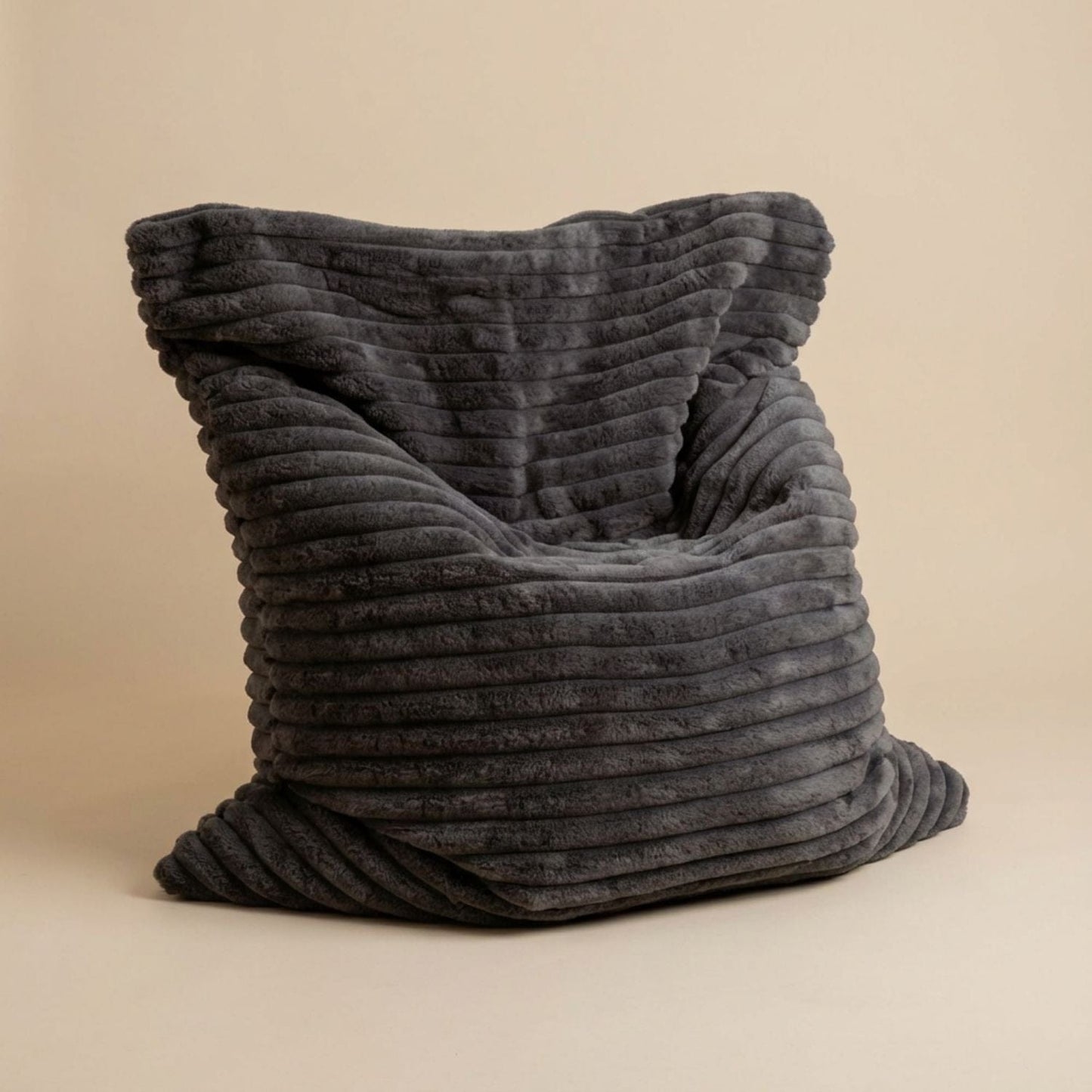 Gros pouf salon | Nomaï Gris foncé