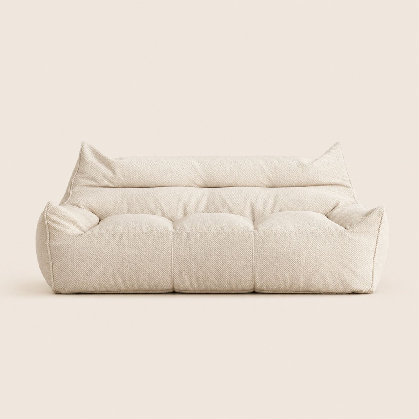 LOUNGE | Canapé pouf 3 places velours côtelé | Nomaï – image 2