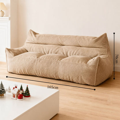LOUNGE | Canapé pouf 3 places velours côtelé | Nomaï – image 4