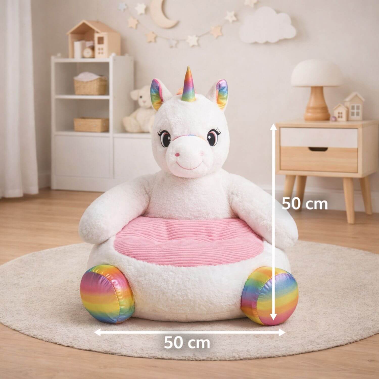 Mini pouf chambre | Nomaï Licorne