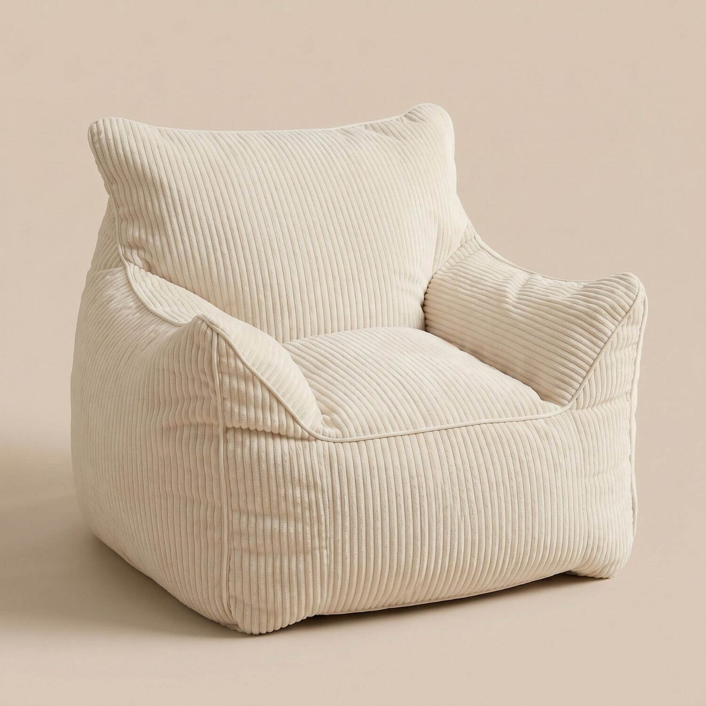 NESTA | Pouf fauteuil velours côtelé doux | Nomaï – image 4