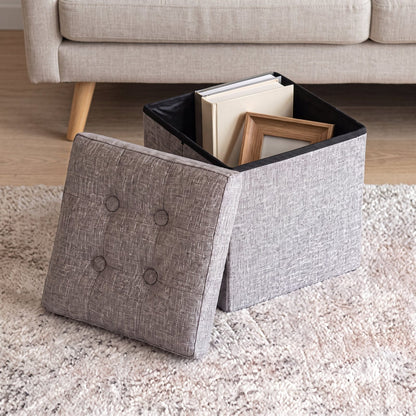 NEST | Petit pouf coffre pliable | Nomaï – mise en situation 2