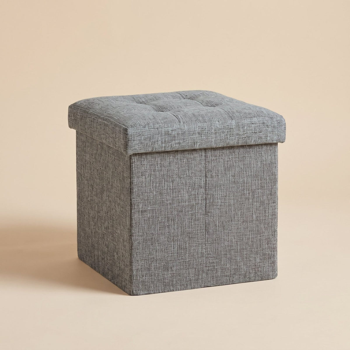 NEST | Petit pouf coffre pliable | Nomaï – gris