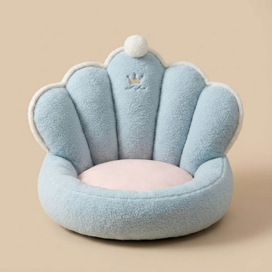 Petit pouf sol enfant | Nomaï Bleu / 50x40cm
