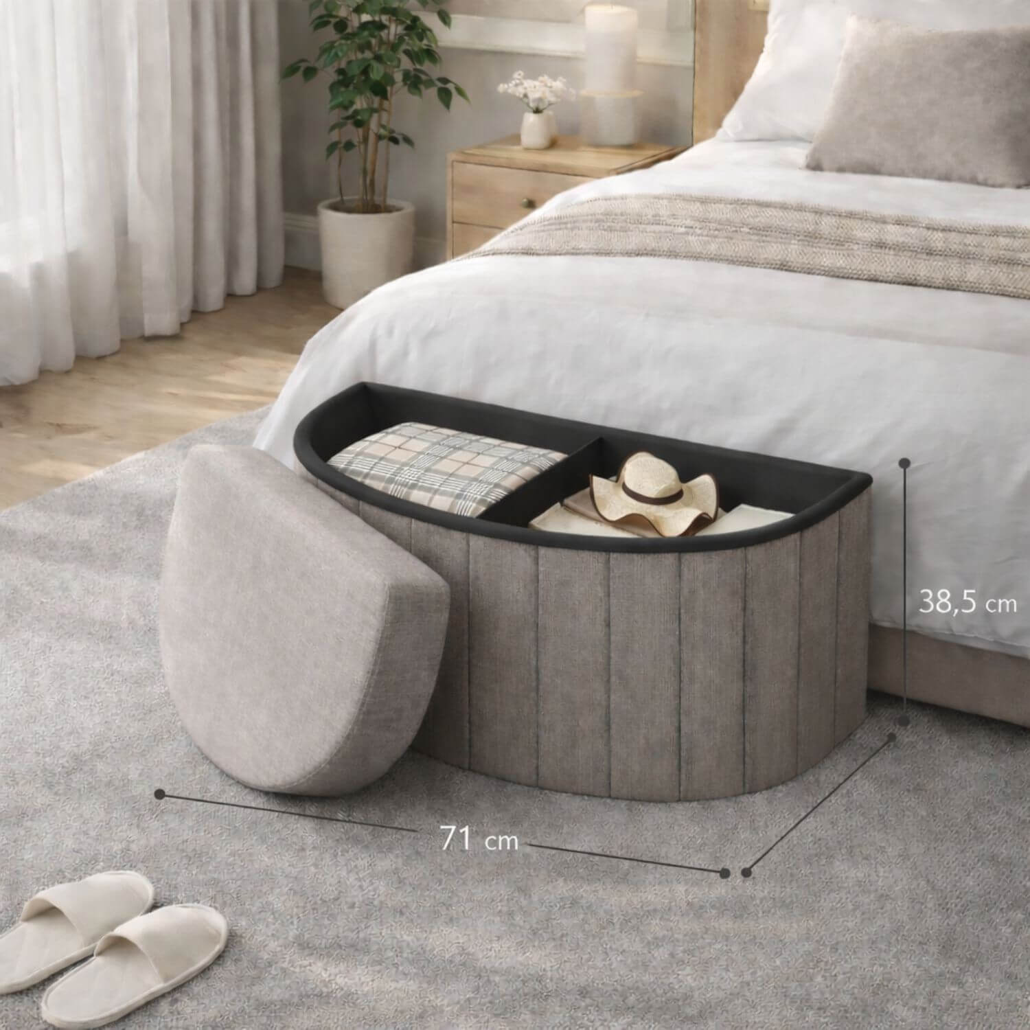 Pouf avec coffre | Nomaï