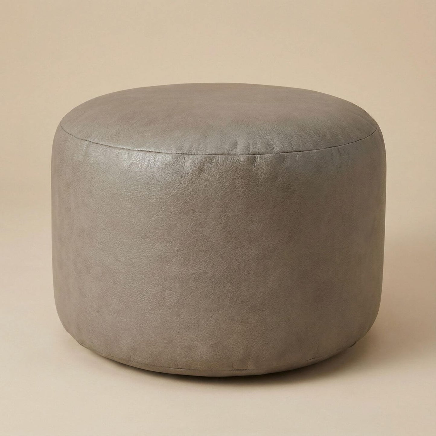Pouf blanc rond | Nomaï Gris