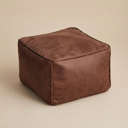 Pouf carré salon design | Nomaï Marron