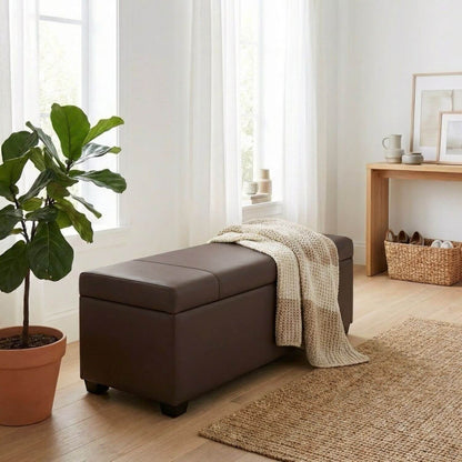 Pouf coffre de rangement design | Nomaï